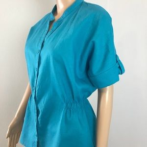Croft&Barrow Top. Linen/Cotton. Women’s Size M